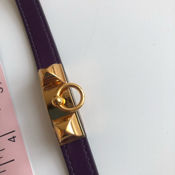 HERMES Rivale Double Tour Bracelet Ultraviolet - Picture 6 of 15